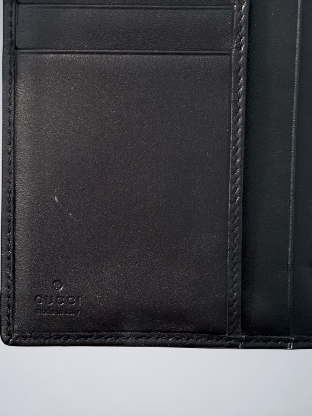 Vintage Gucci GG Denim 6 Ring Agenda Planner Black Y2K Original Retail Tag EPC - Picture 11 of 12